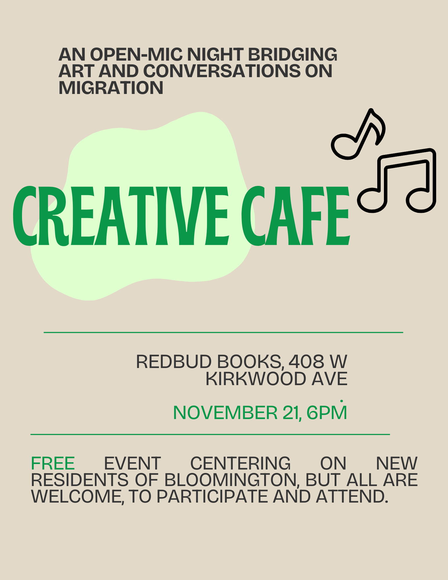 Creative Cafe Poster